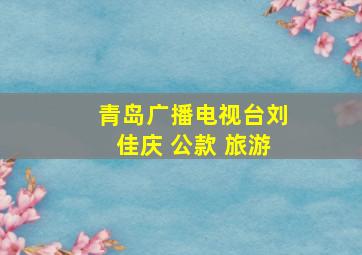 青岛广播电视台刘佳庆 公款 旅游